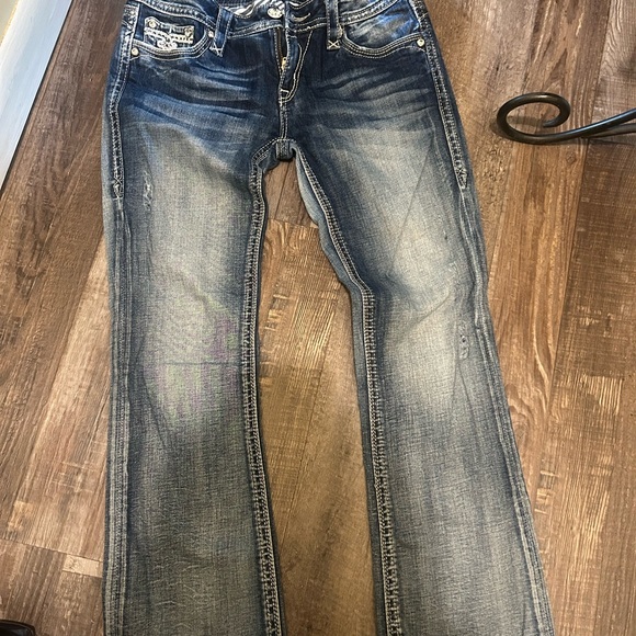 Rock Revival Blue Boot Cut Women's Jeans - Picture 1 of 4